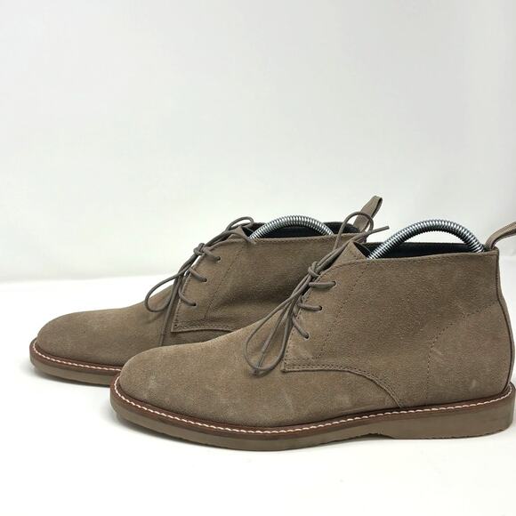 Nordstrom Men's Suede Chukka Lace Up Boots Comfort InsolesSize 9 Medium NEW - Picture 4 of 9